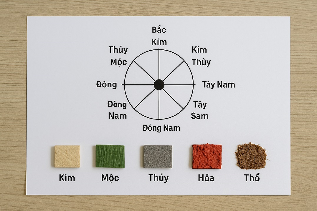 Mệnh nào hợp với nhà hướng Đông, Tây, Nam, Bắc?